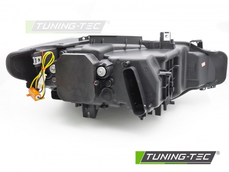 Phares avant &agrave; fond noir BMW S&eacute;rie 3 F30 F31