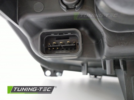 Phares avant &agrave; fond noir BMW S&eacute;rie 3 F30 F31