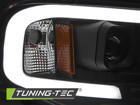 Phares avant &agrave; fond noir Dodge Ram 2002-2006