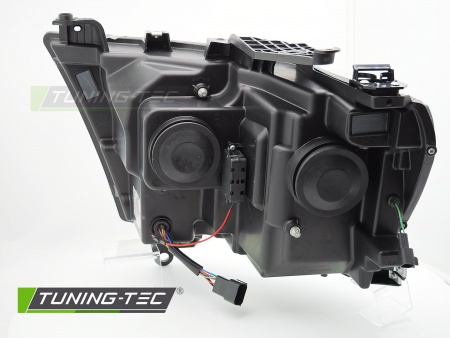 Phares avant &agrave; fond noir Dodge Ram 2019-2022