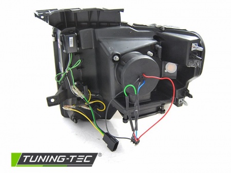 Phares avant &agrave; fond noir Ford F150 2008-2014