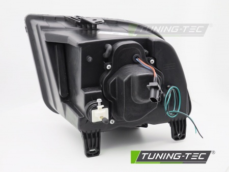 Phares avant &agrave; fond noir Ford Mustang 2004-2009