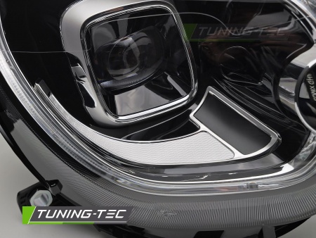 Phares avant &agrave; fond noir Mini Countryman R60, Paceman R61