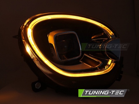 Phares avant &agrave; fond noir Mini Countryman R60, Paceman R61