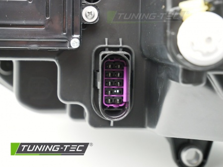 Phares avant LED SEQ black VW Transporter T5 2010-2015