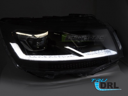 Phares avant LED SEQ black VW Transporter T6 2015-2019