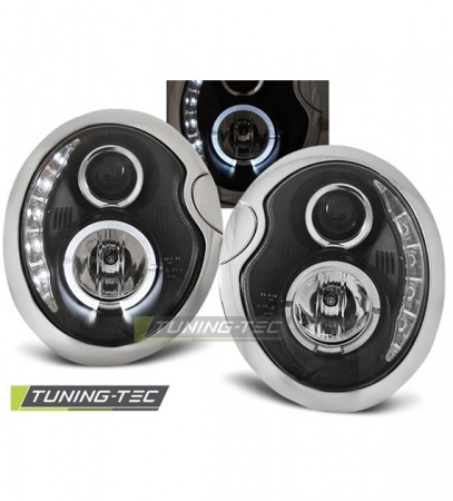 Phares LED Angel eyes Mini Cooper R50, R52, R53