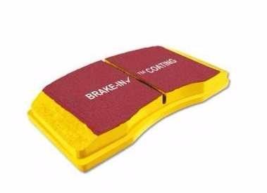 Plaquettes de frein EBC yellow pour étriers Hi-Spec 4 pistons