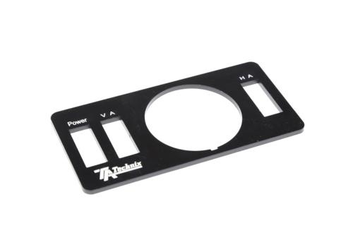 Platine aluminium pour manom�tre et boutons