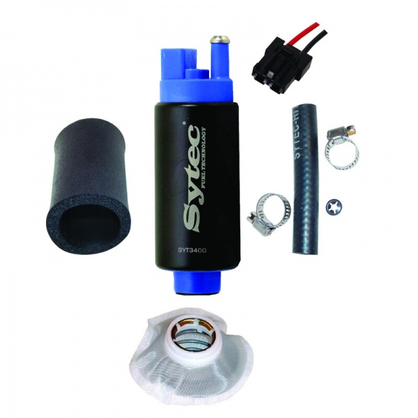 Pompe � essence interne gros d�bit Sytec 340L/h pour Citroen saxo VTS 16v et Peugeot 106 S16