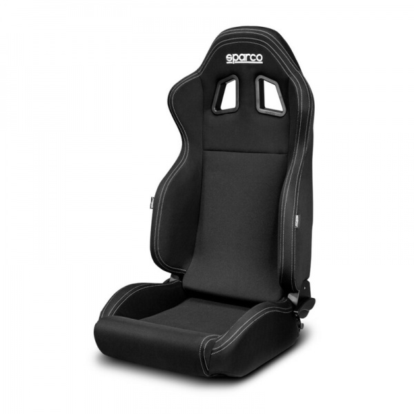 Si�ge baquet ajustable SPARCO R100 tissus noir