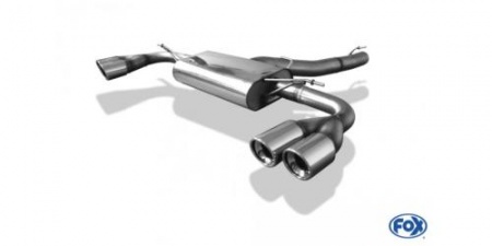 Silencieux d\'échappement Duplex inox BMW X3 F25 35i 35d