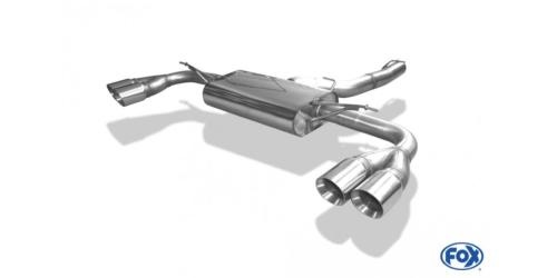 Silencieux d\'�chappement Duplex inox BMW X4 F26 35i 35d