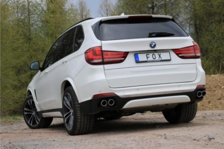 Silencieux d\'échappement Duplex inox BMW X5 F15 4,4l V8