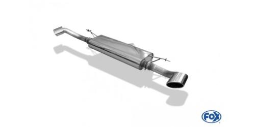 Silencieux d\'�chappement Duplex inox BMW X6 E71 3.0D (sorties ovales)