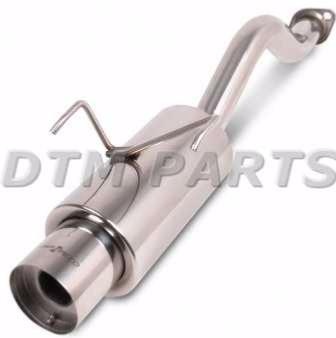 Silencieux d\'�chappement en inox Honda Civic 1992-2000