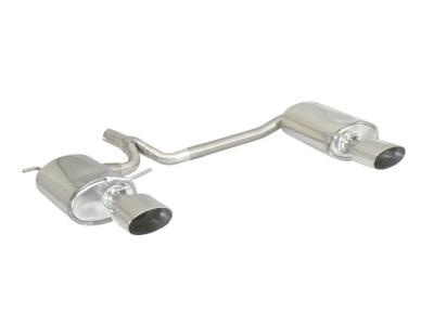 Silencieux d\'�chappement inox Audi A4 B7 2,0l TDI