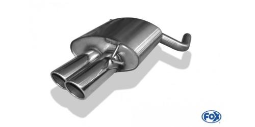 Silencieux d\'�chappement inox Audi Q5 2,0L TDI