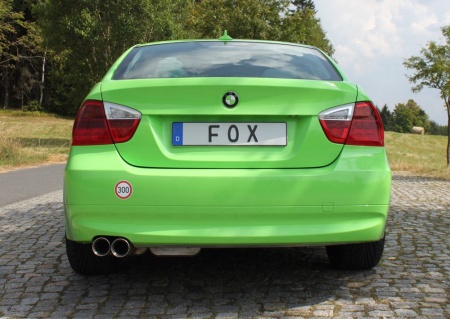 Silencieux d\'échappement inox BMW 318i 320i E90 E91 E92 E93