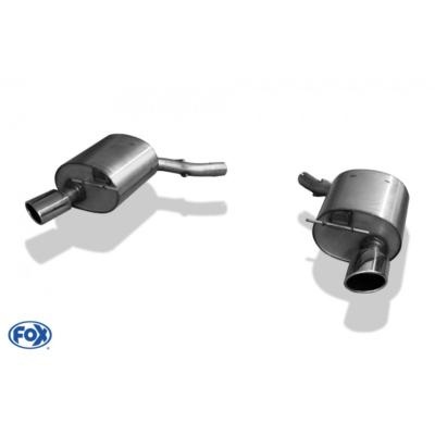 Silencieux d\'�chappement inox BMW 645i - 650i E63 / E64