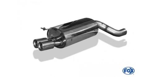 Silencieux d\'�chappement inox BMW 735i 745i E65