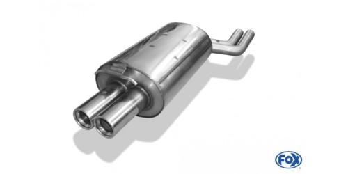 Silencieux d\'�chappement inox BMW X3 E83 essence