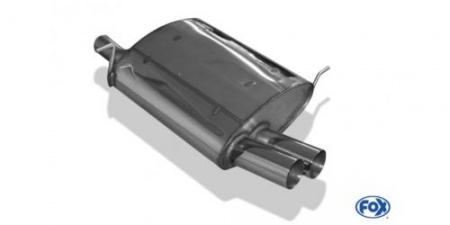 Silencieux d\'échappement inox BMW Z3 2,8l