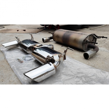 Silencieux d\'&eacute;chappement inox Mazda MX5 NC