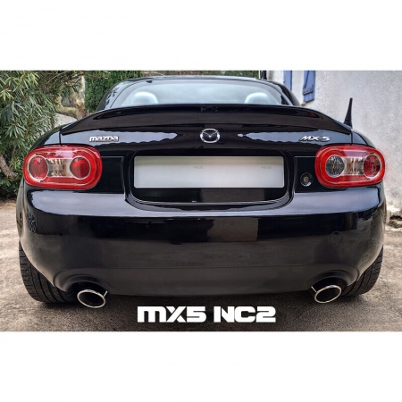 Silencieux d\'&eacute;chappement inox Mazda MX5 NC