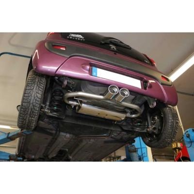 Silencieux d\'�chappement inox Peugeot 107 / Citroen C1 / Toyota Aygo