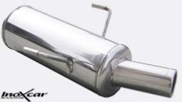 Silencieux d\'�chappement inox Peugeot 406 Coupe 2,0l 136cv