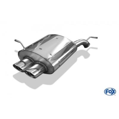 Silencieux d\'�chappement inox Peugeot 407 2,2l 16v
