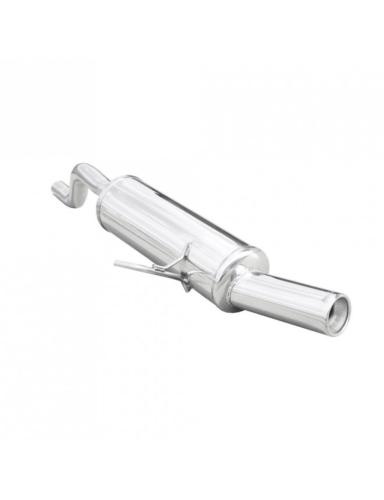 Silencieux d\'�chappement inox Renault Clio 2 1,6l 16V