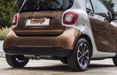 Silencieux d\'�chappement inox Smart Fortwo (2014-)