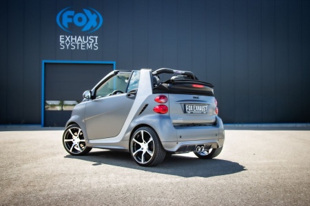 Silencieux d\'&eacute;chappement inox Smart Fortwo 451 (&agrave; partir de 2010)
