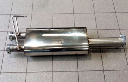 Silencieux interm&eacute;diaire inox Dodge Ram 1500 5,7l V8 2009-2018