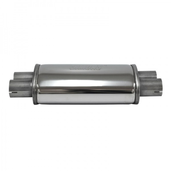 Silencieux universel Simons inox DUO ovale
