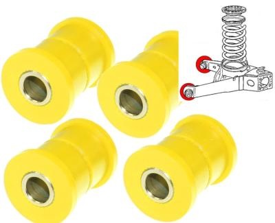 Silentblocs de train arri�re pour Fiat 500 (1957-1975), Fiat 126, Fiat 850