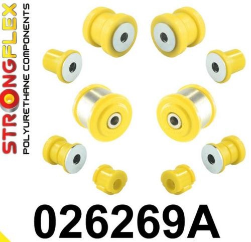 Silentblocs renforc�s Polyurethane (train arri�re) Audi 100 S4 C4 (1990-1997)