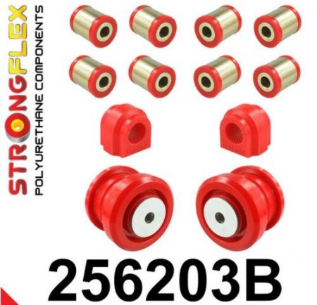 Silentblocs renforcés Polyurethane (train arrière) Mini Cooper R50 + Cooper S R53 (phase 1)