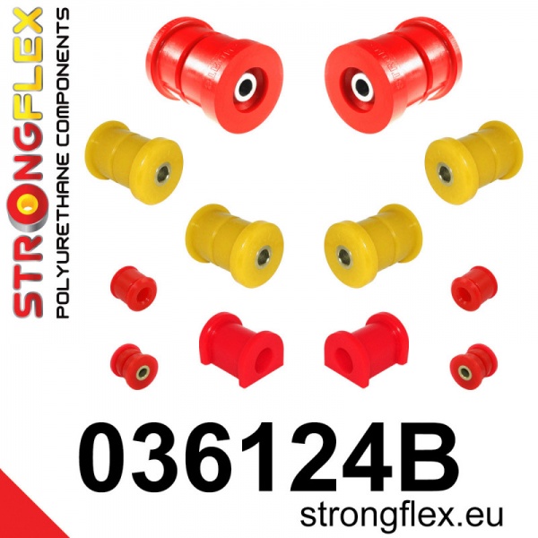 Silentblocs renforc�s Polyurethane BMW S�rie 6 E24 (train arri�re)