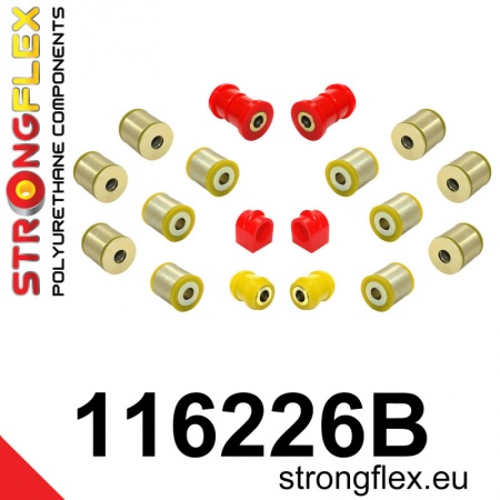 Silentblocs renforc&eacute;s Polyurethane Chrysler Crossfire (train arri&egrave;re)