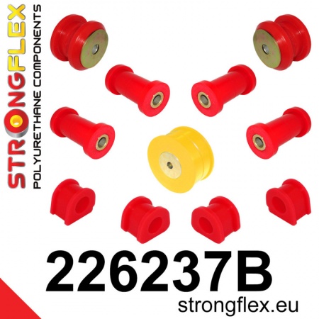 Silentblocs renforc&eacute;s Polyurethane de train arri&egrave;re VW golf 2 Syncro (4x4)