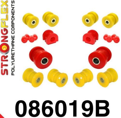 Silentblocs renforc�s Polyurethane Honda Civic EG , EJ, CRX delsol
