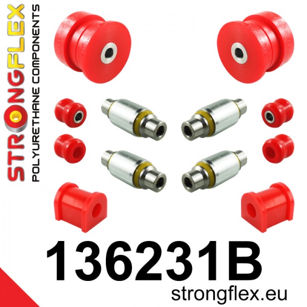 Silentblocs renforc�s Polyurethane Opel Vectra B / Saab 9-5 (train arri�re)