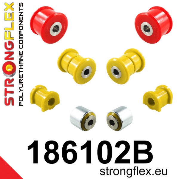 Silentblocs renforc�s Polyurethane Porsche Boxster 986 987 + Cayman (train arri�re)