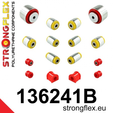 Silentblocs renforc&eacute;s Polyurethane Saab 9-3 2WD (train arri&egrave;re)