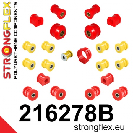 Silentblocs renforcés Polyurethane Toyota Celica ST202 / ST204 (kit complet)