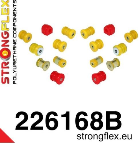 Silentblocs renforc�s polyurethane VW Golf 5 / Golf 6 / Scirocco (train arri�re)
