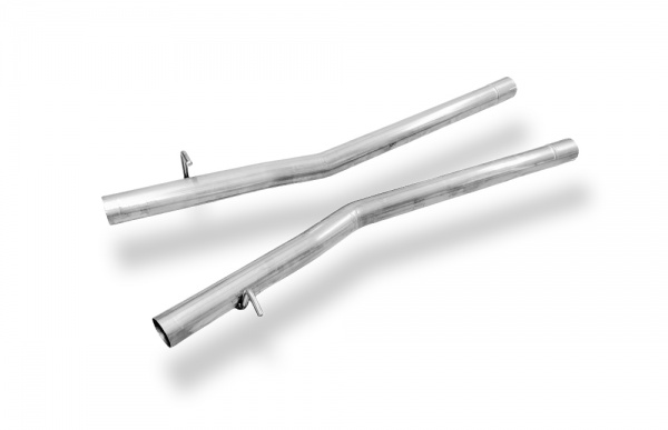 Suppression d\'interm�diaire inox - Jaguar XJ X350 3,5l 4,2l